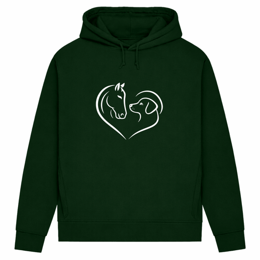 Herzensfreunde - Hoodie aus Bio-Baumwolle für Damen