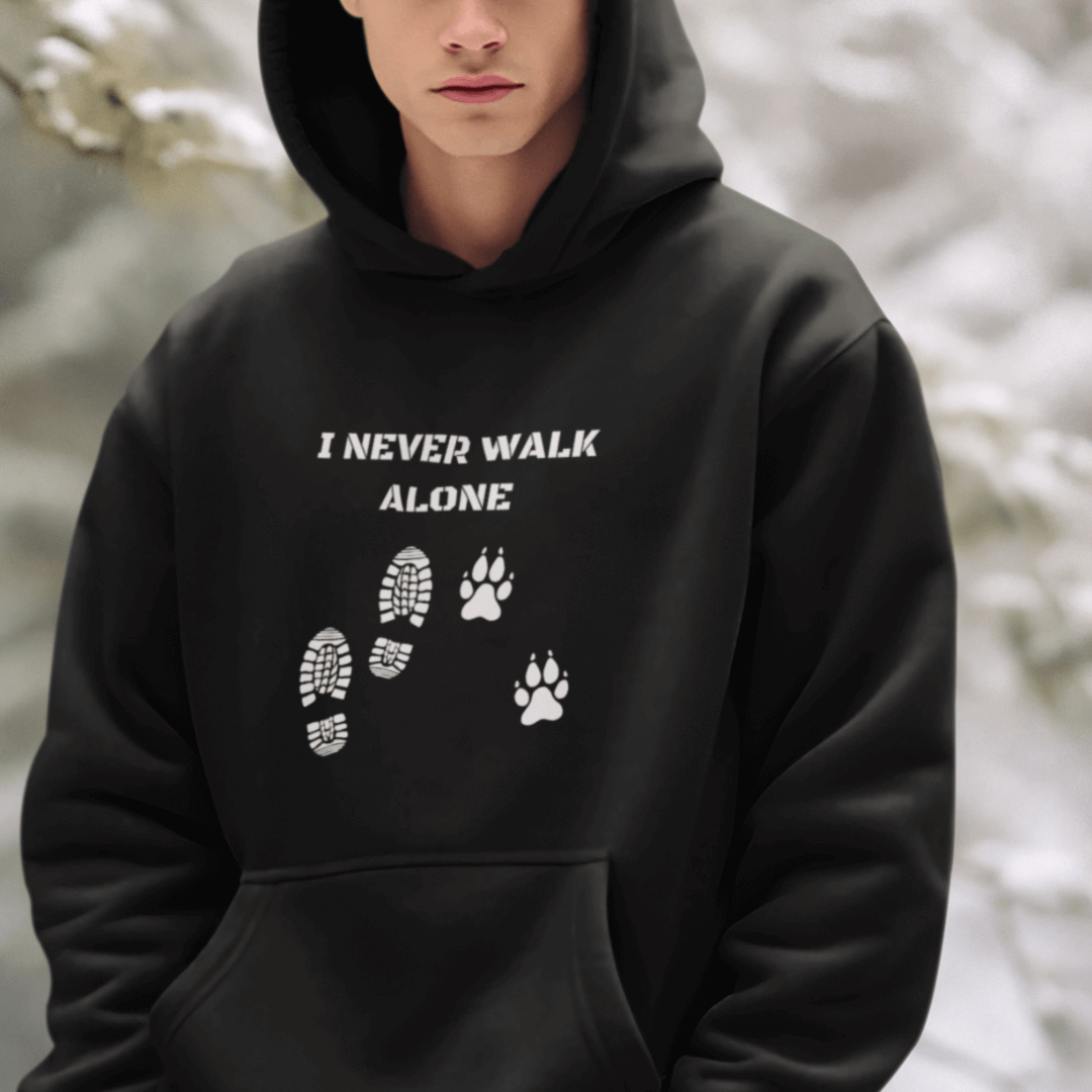 I Never Walk Alone - Bio-Hoodie für Herren