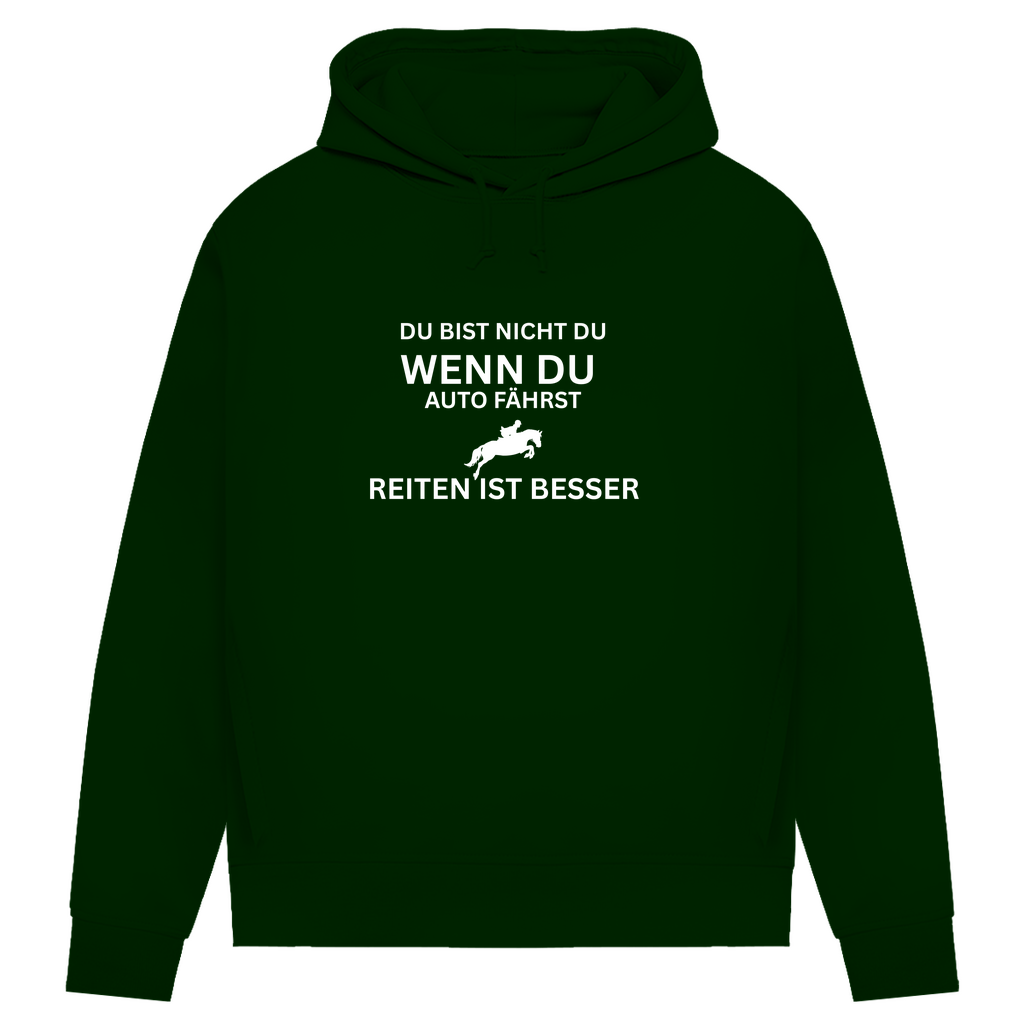 Reiten ist besser - Bio-Hoodie für Damen