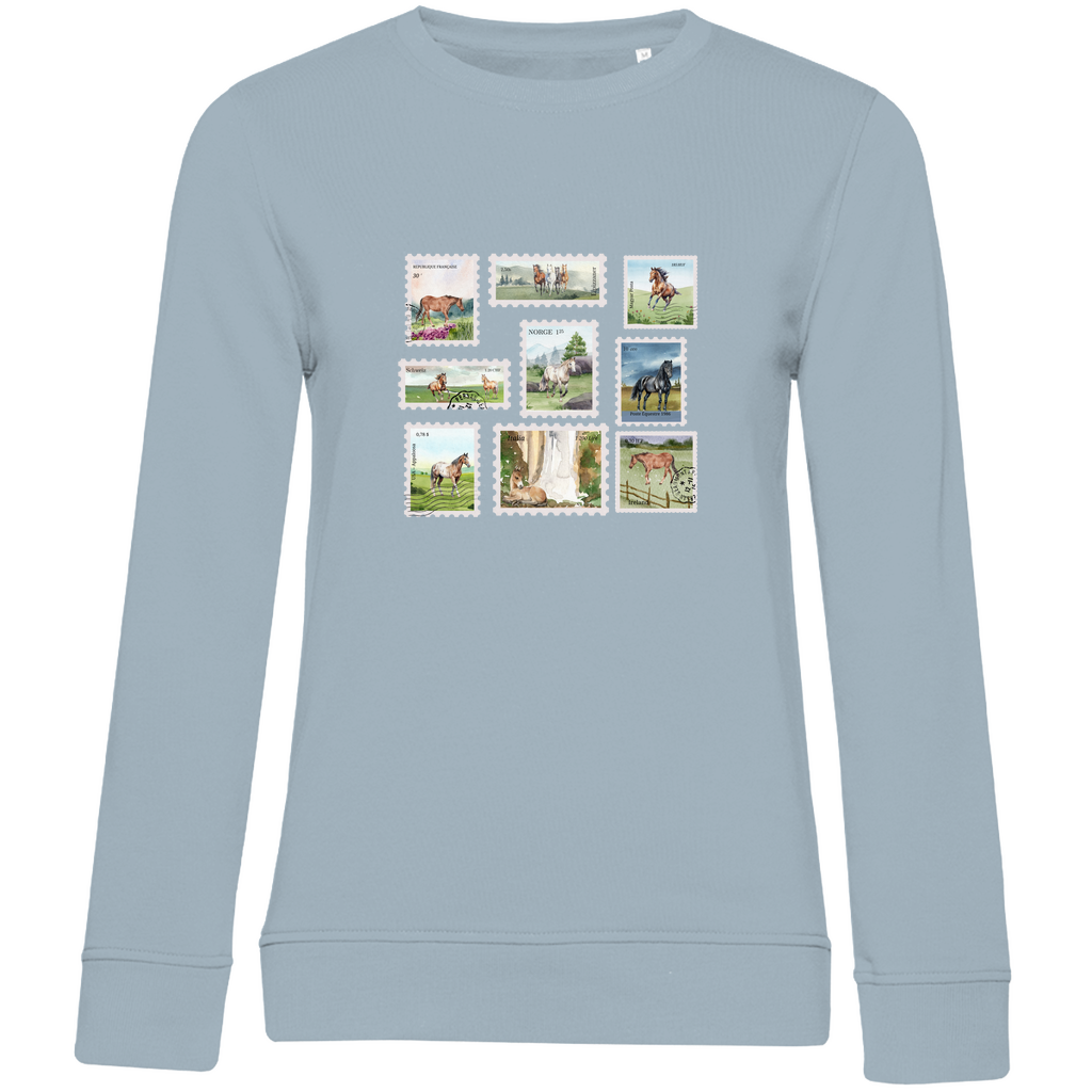 Pferdepost - Bio-Sweatshirt für Damen