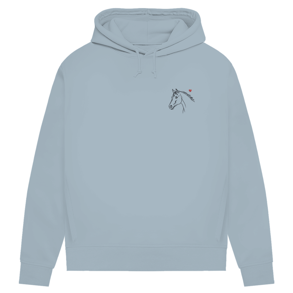 Herzenspferd - Bio-Hoodie für Damen