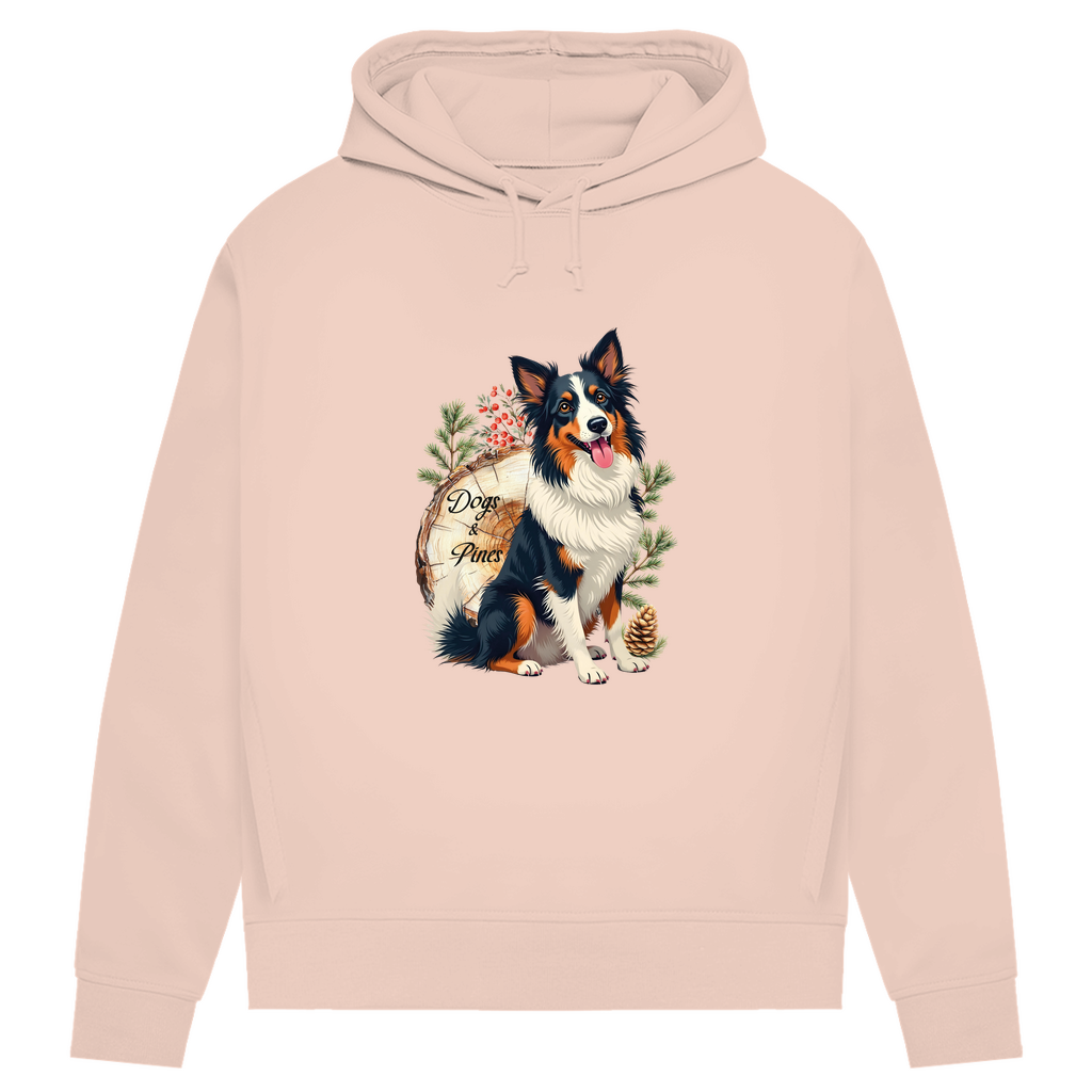 Dogs & Pines- Bio-Hoodie für Damen