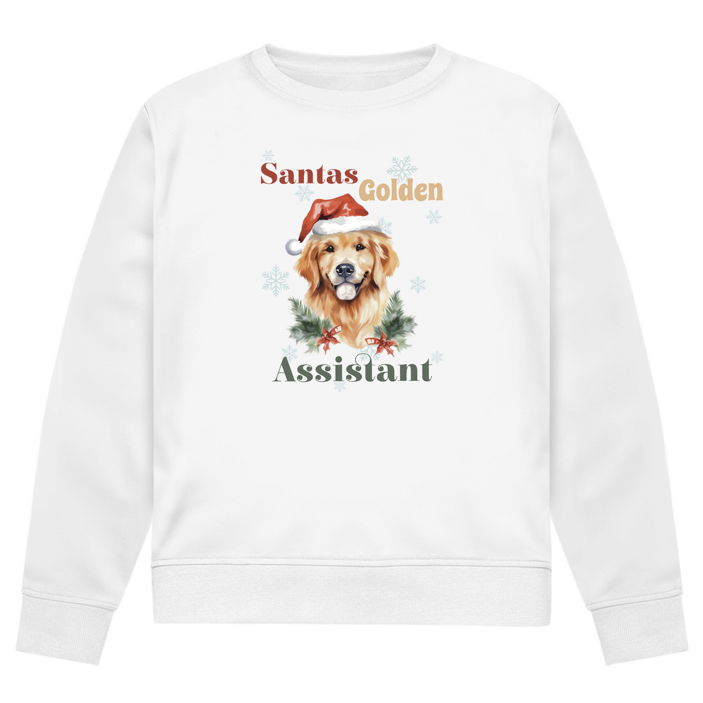 Santas Golden Assistant - Bio-Sweatshirt für Herren