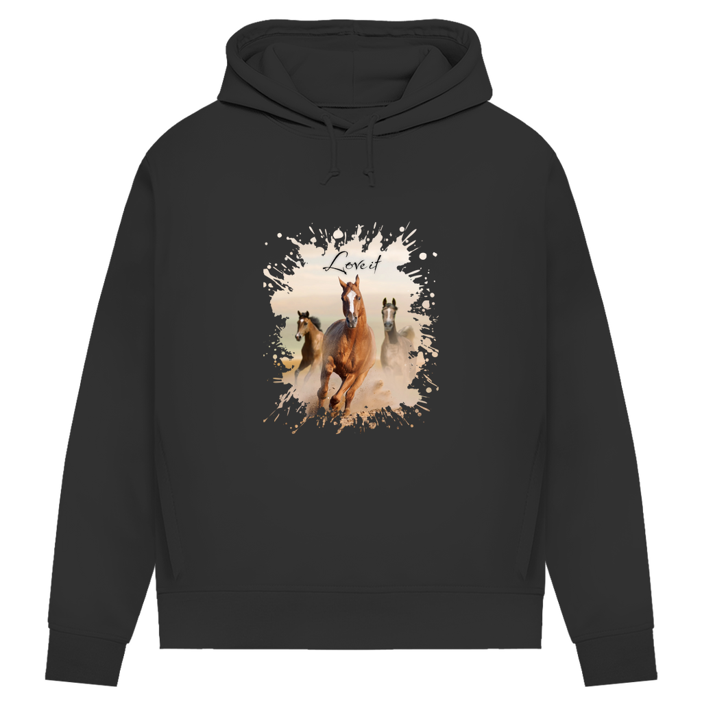 Pferdepower - Bio-Hoodie für Damen