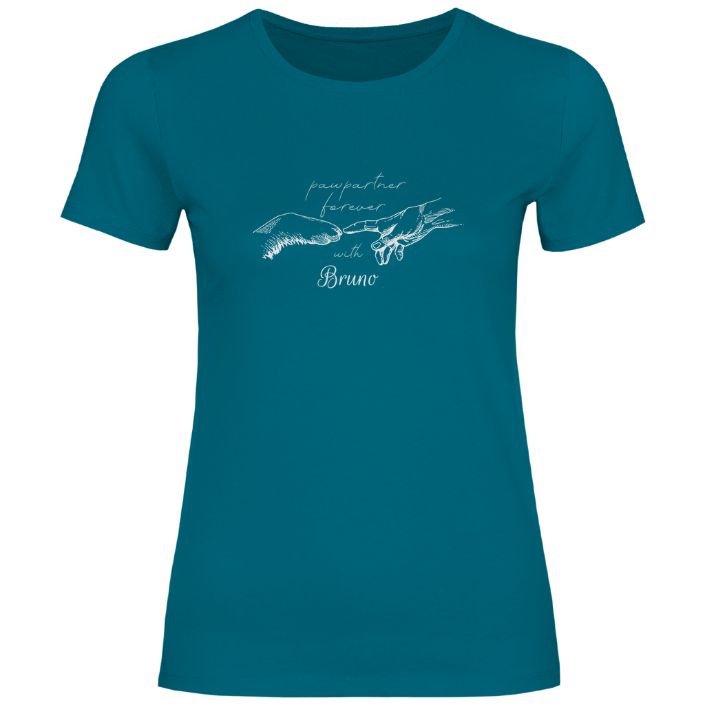 Paw Partner - T-Shirt für Damen-Dein Wunschtext