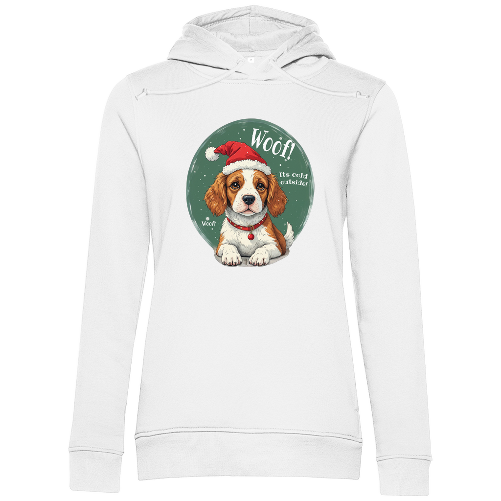 Wuff und Weihnachten - Bio-Hoodie für Damen- Weihnachten