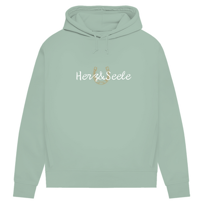 Herz und Seele - Bio-Hoodie für Damen