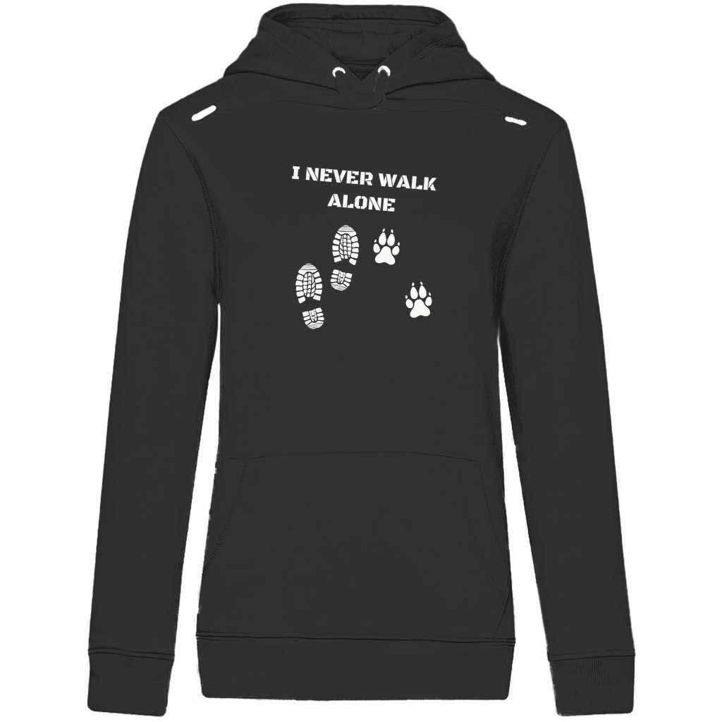 I Never Walk Alone - Bio-Hoodie für Damen