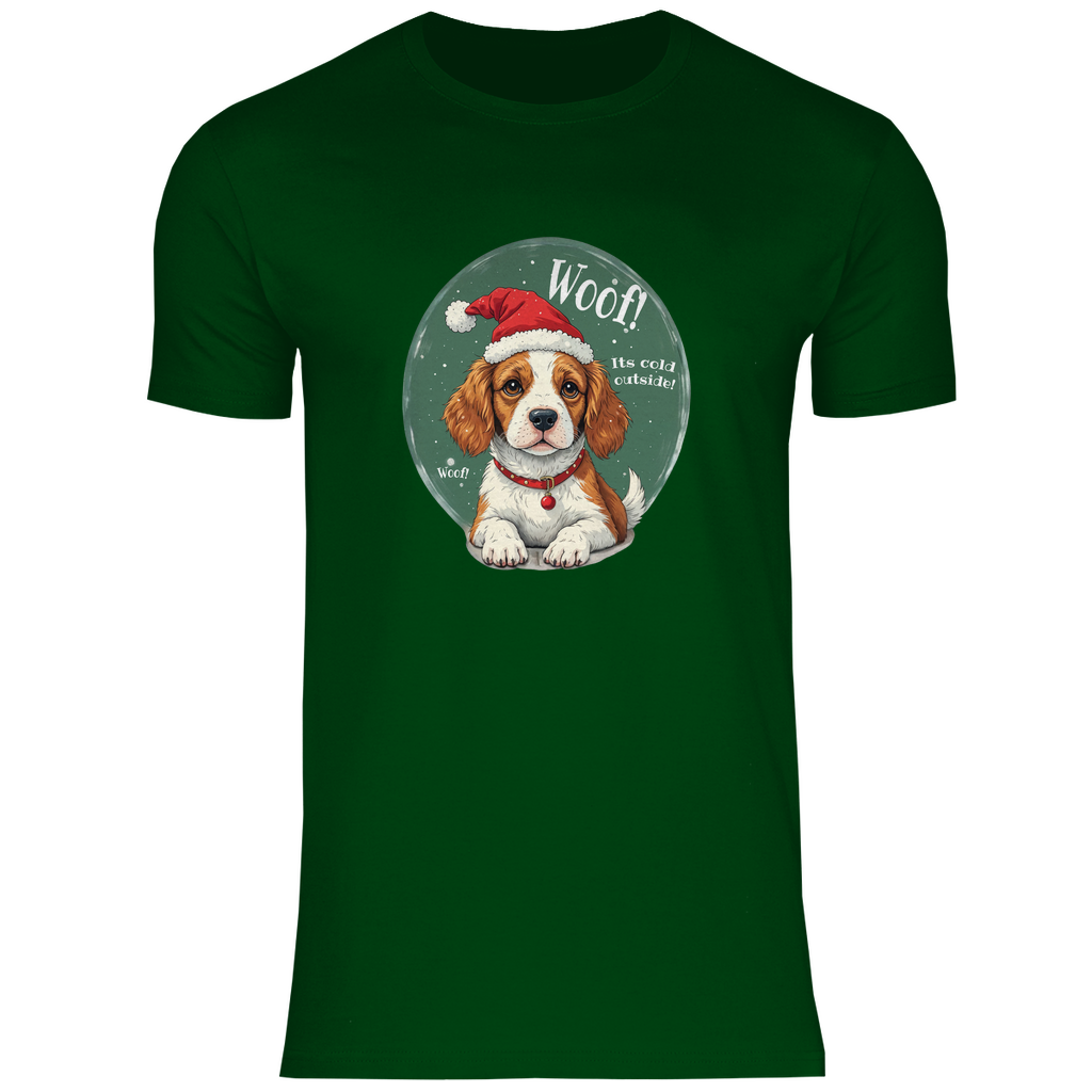 Wuff und Weihnachten - T-Shirt für Herren