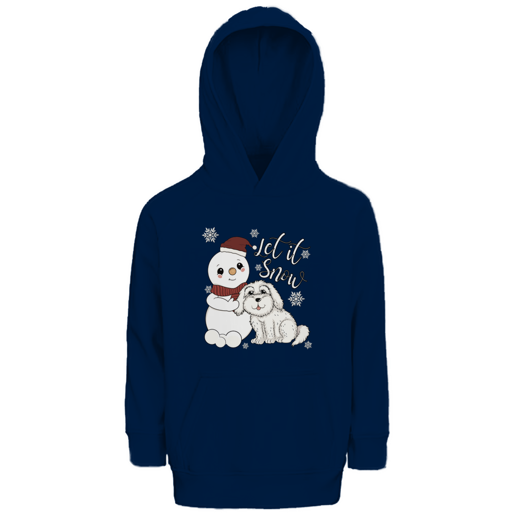 Let it snow - Premium Bio Hoodie für Kinder