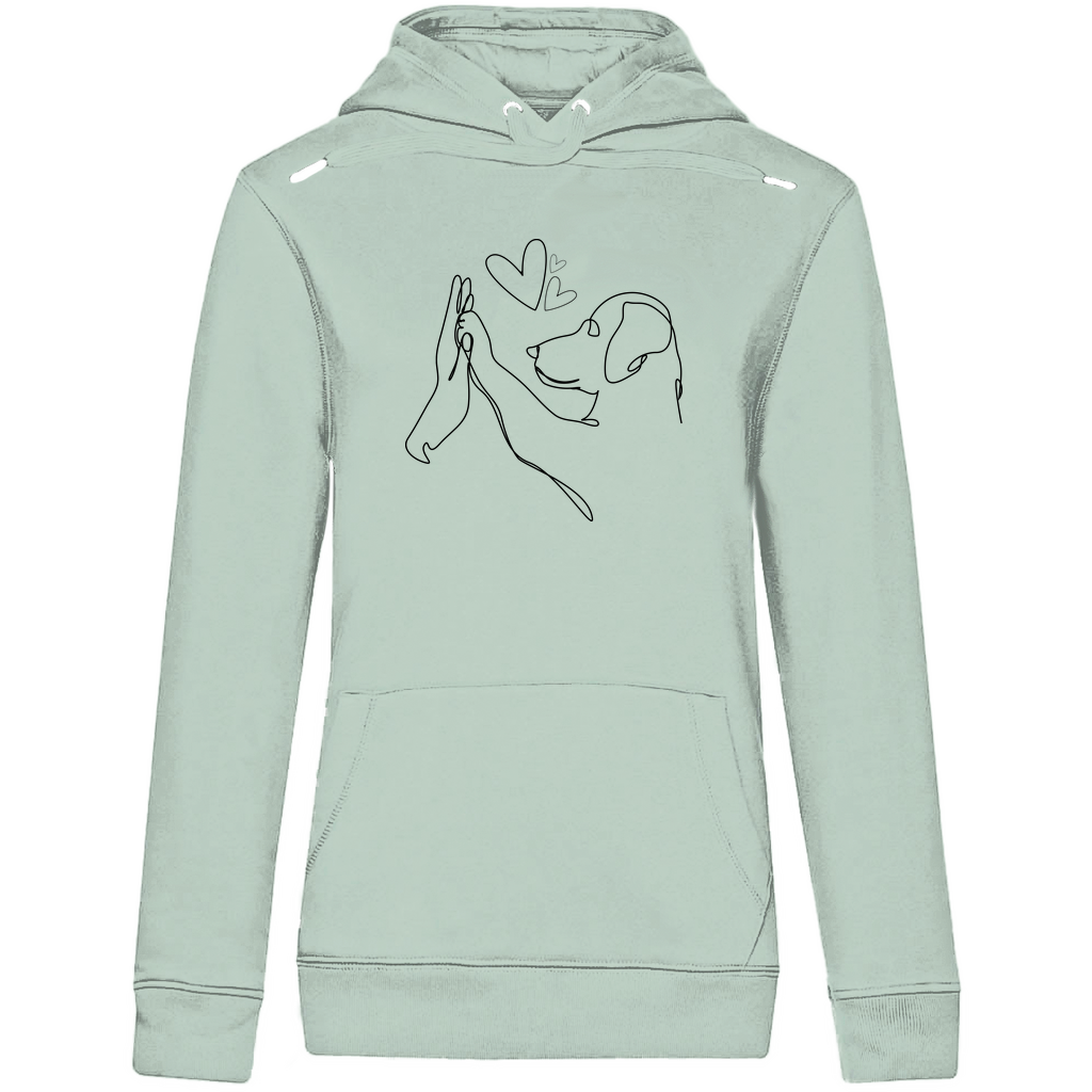 Wahre Liebe - Bio-Hoodie für Damen