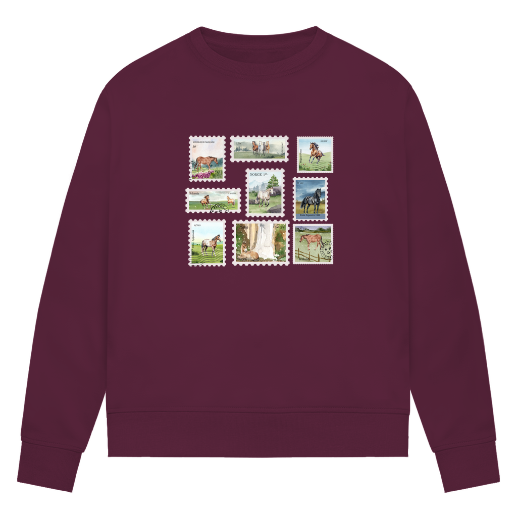 Pferdepost - Bio-Sweatshirt für Damen
