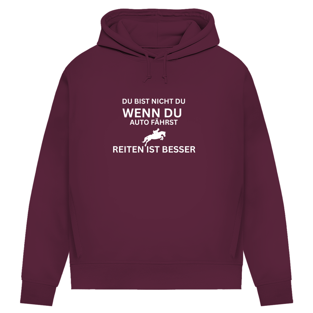 Reiten ist besser - Bio-Hoodie für Damen