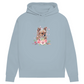 Flower Chihuahua - Bio-Hoodie für Damen