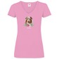 Flower Australian Shepherd - V-Shirt für Damen-Dein Wunschtext