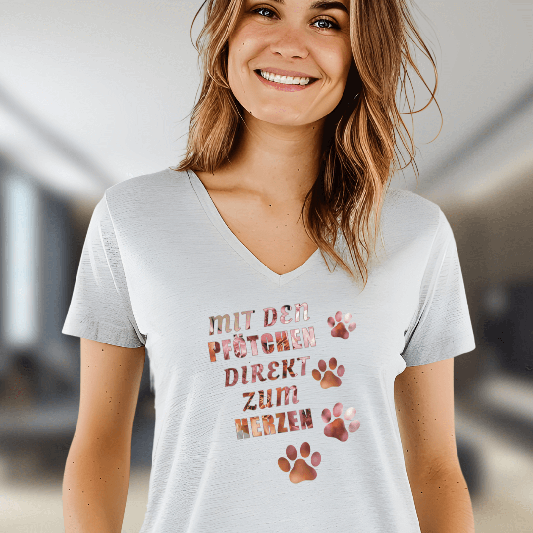 Direkt - V-Shirt für Damen