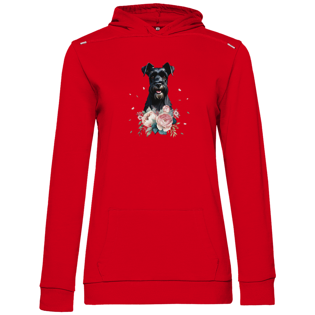 Flower Schnauzer - Hoodie für Damen