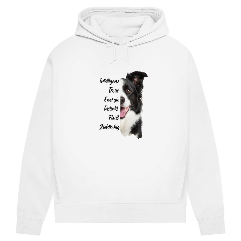 Border Collie- Bio-Hoodie für Damen