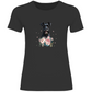 Damen T-Shirt Flower Schnauzer