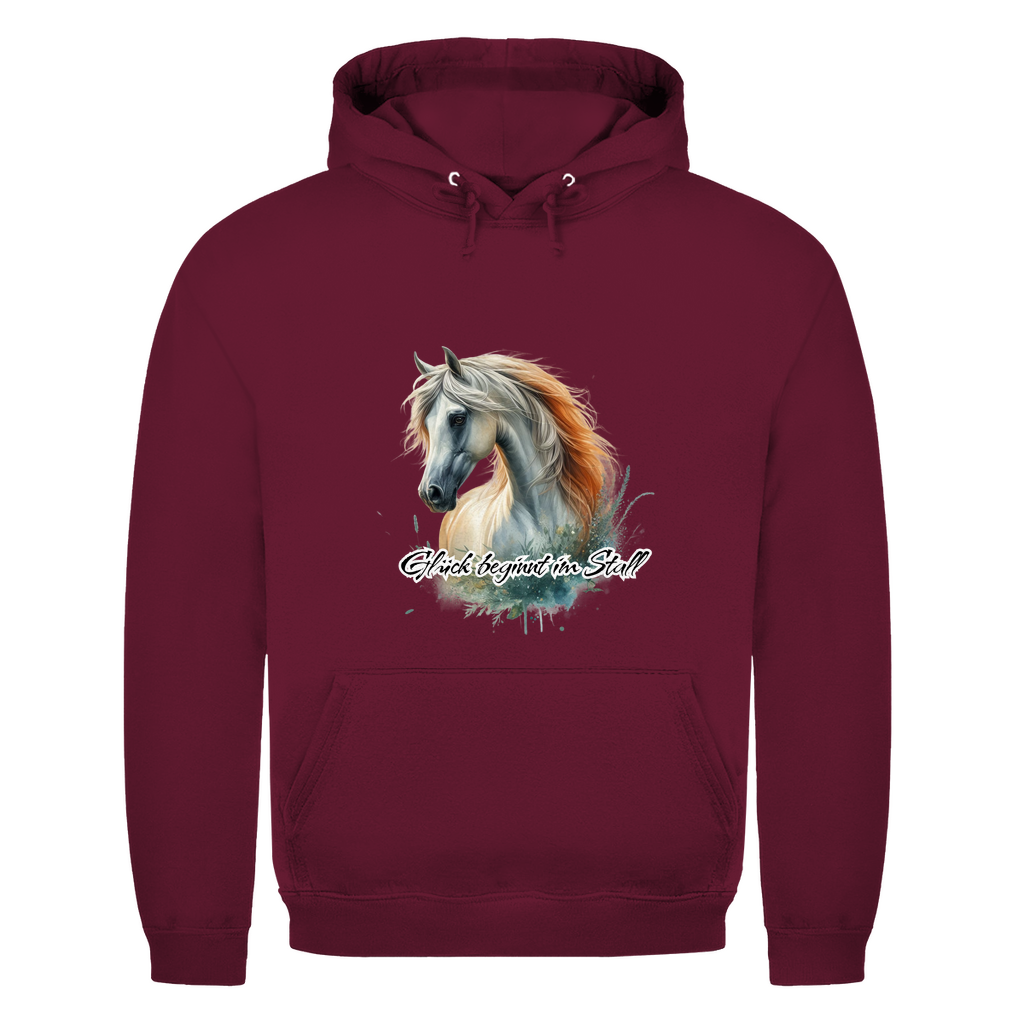 Glück beginnt im Stall - Hoodie Unisex