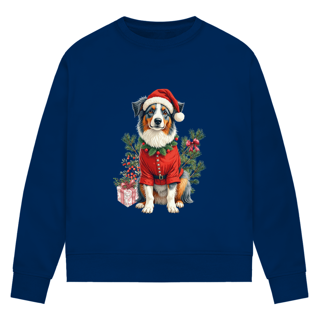 Frohe Weihnachten - Bio-Sweatshirt für Damen