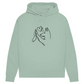 Wahre Liebe Stehohren - Bio-Hoodie für Damen