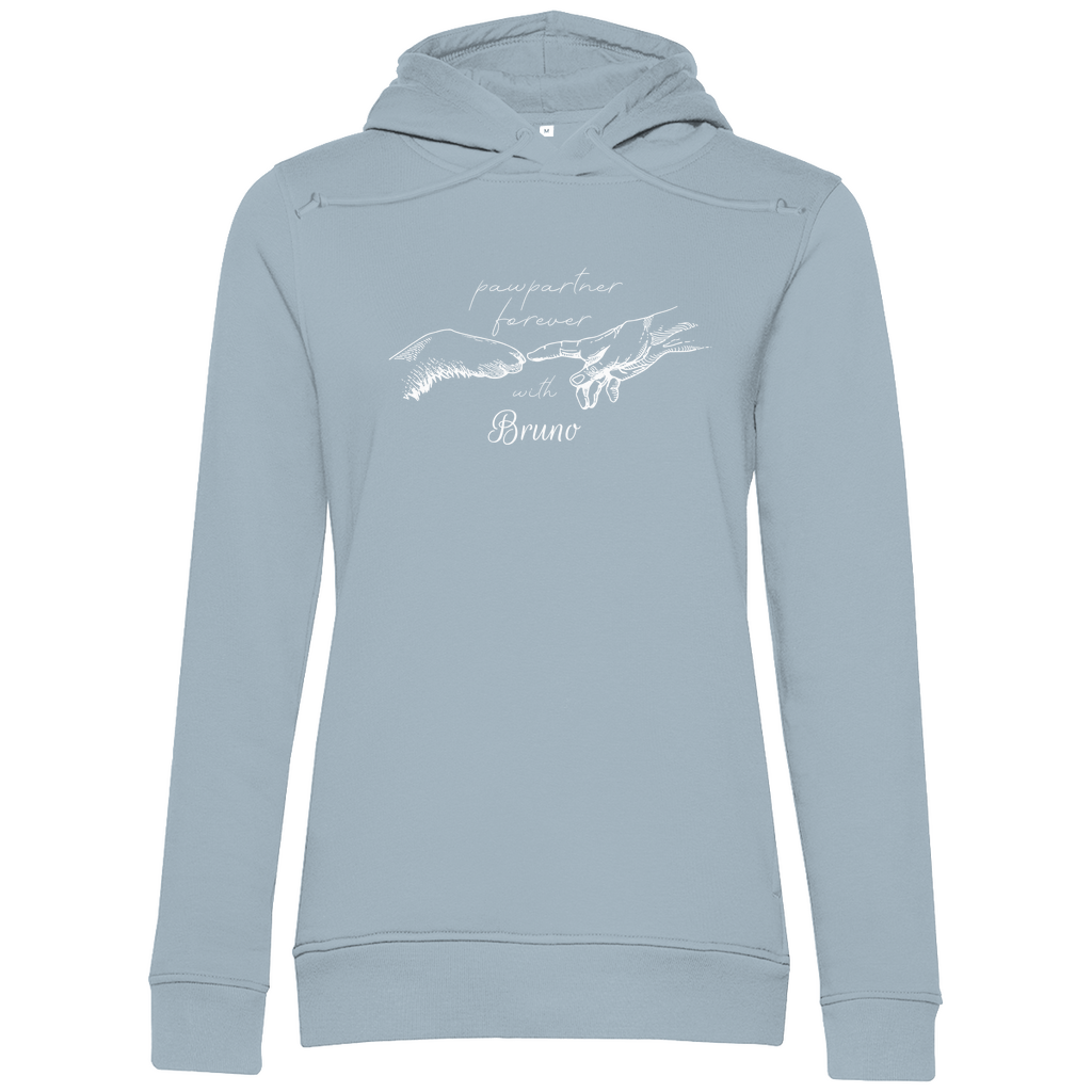 Paw Partner - Bio-Hoodie für Damen-Dein Wunschtext