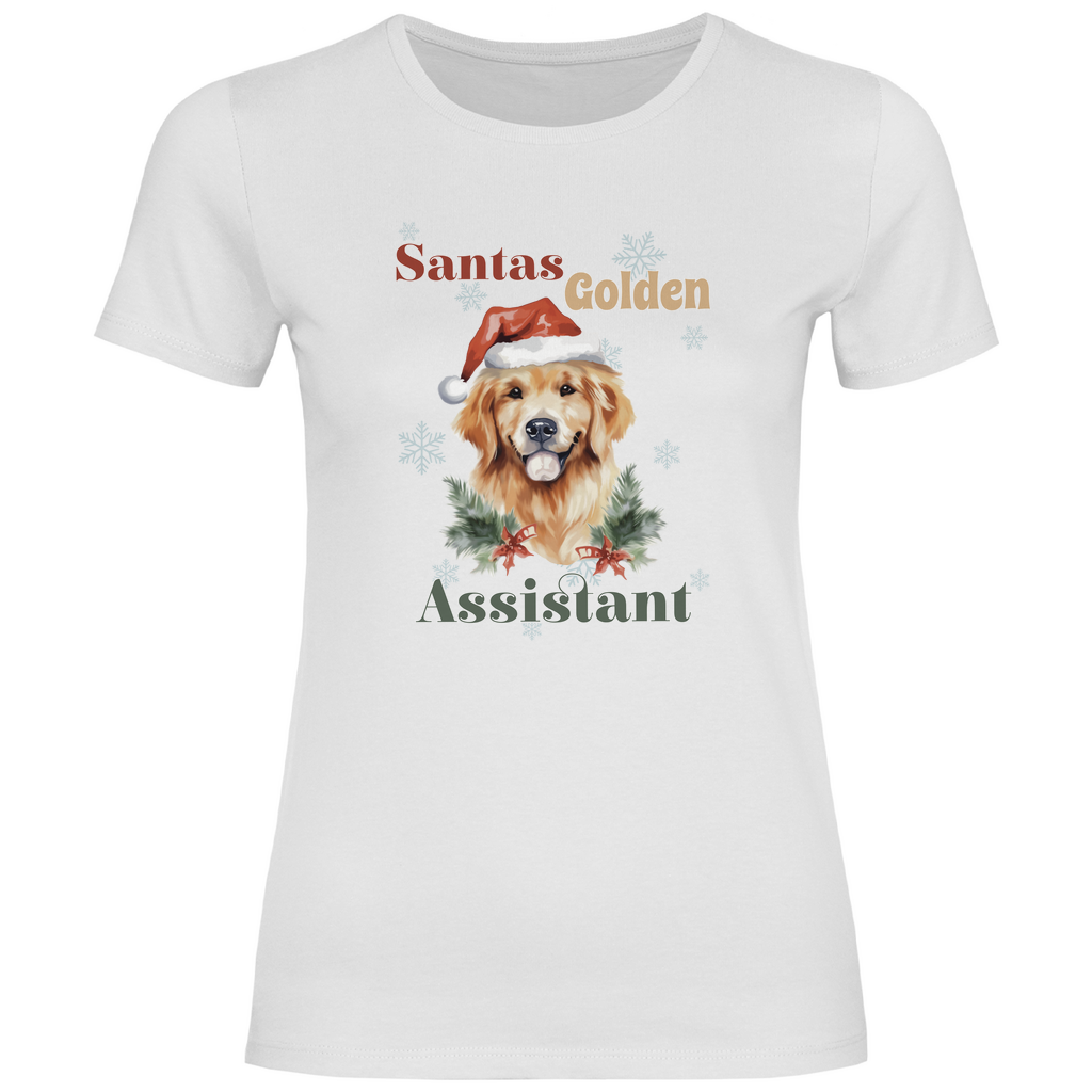 Golden Assistant - T-Shirt für Damen-Weihnachten