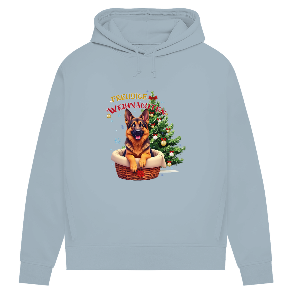 Freudige Weihnachten- Bio-Hoodie für Damen