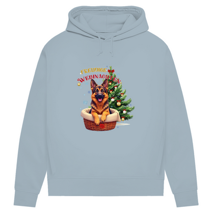 Freudige Weihnachten- Bio-Hoodie für Damen