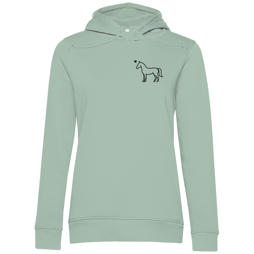 Eleganz mit Herz - Bio-Hoodie für Damen