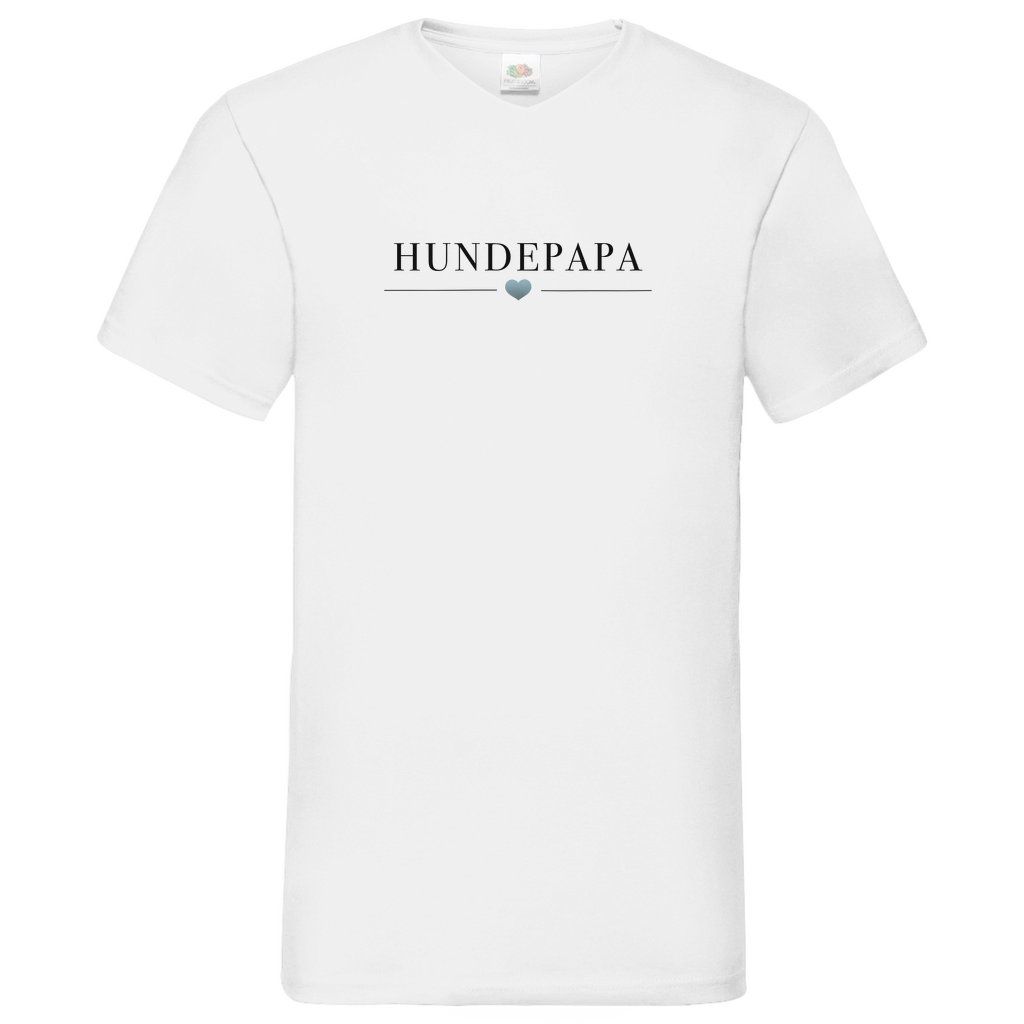 Hundepapa -V-Shirt für Herren