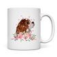 Flower Cavalier King Charles - Tasse