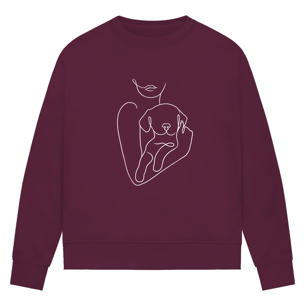 Welpenliebe - Bio-Sweatshirt für Damen