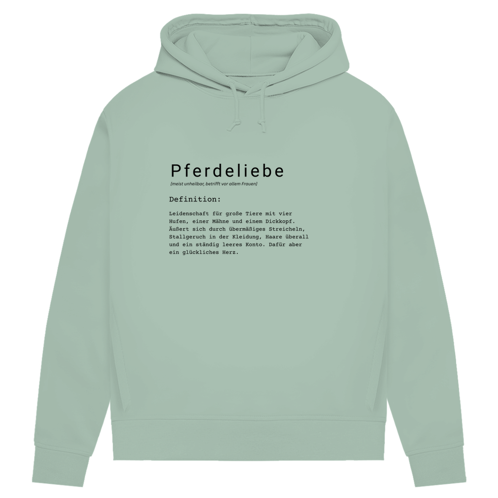Pferdeliebe - Bio-Hoodie für Damen