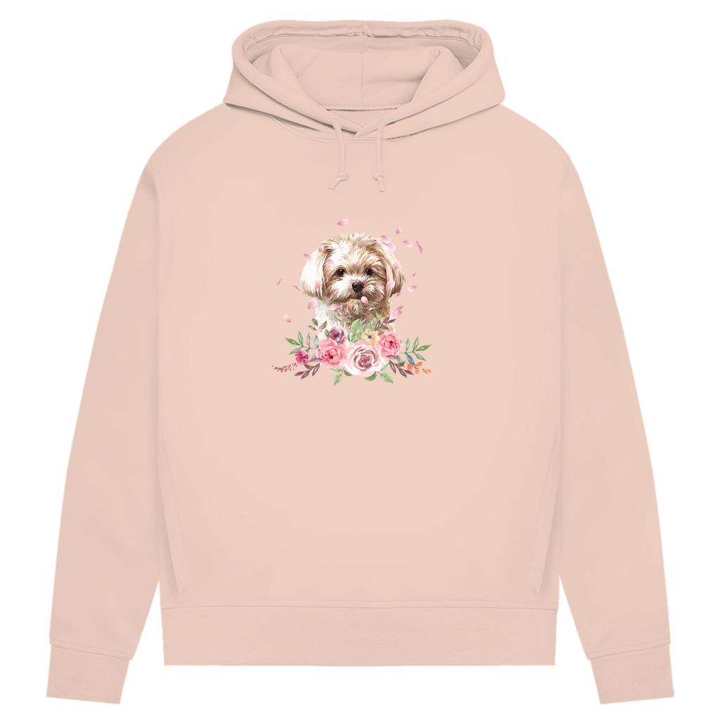 Flower Malteser - Bio-Hoodie für Damen