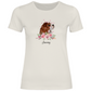 Flower Dog - T-Shirt für Damen - Dein Wunschtext