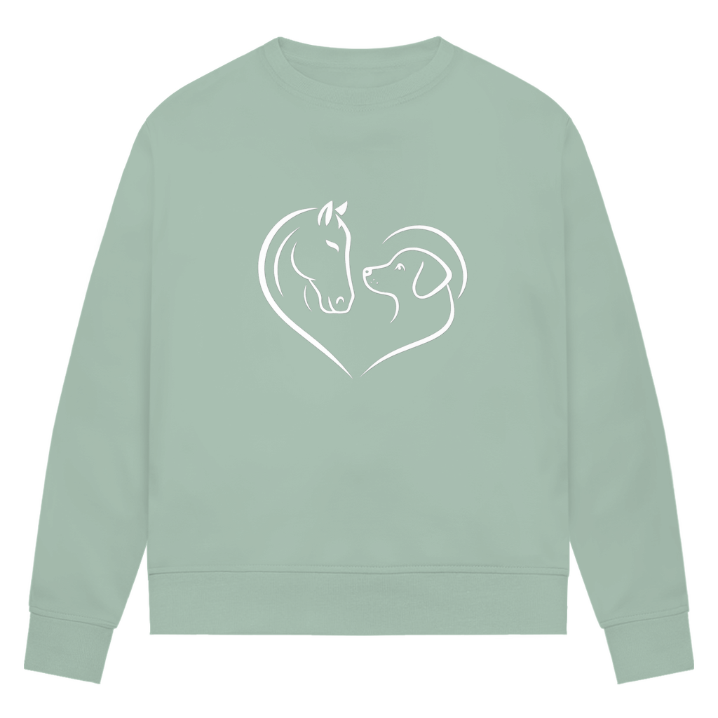 Herzensfreunde - Bio-Sweatshirt für Damen