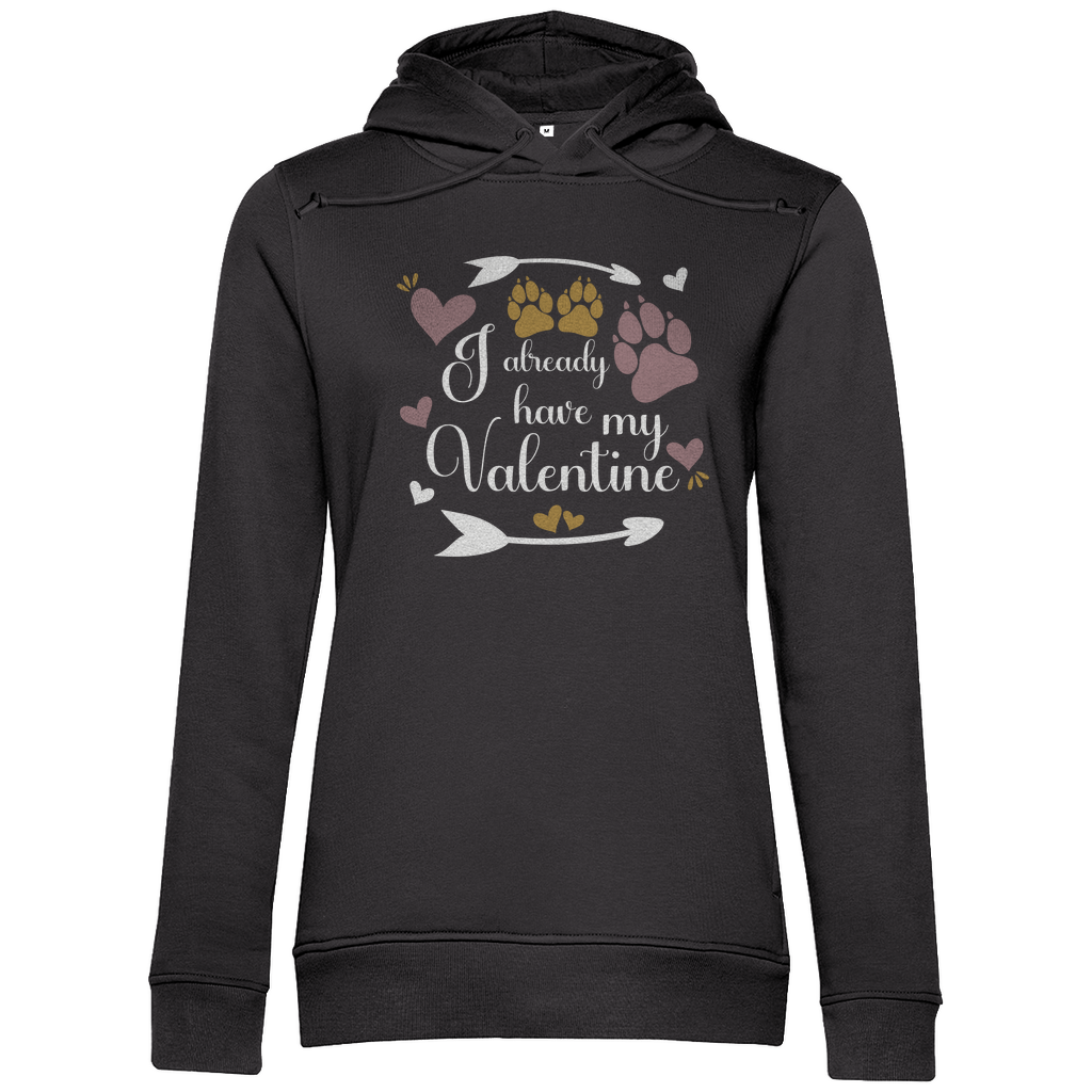 Limitiert: Meine Valentine - Bio-Hoodie für Damen