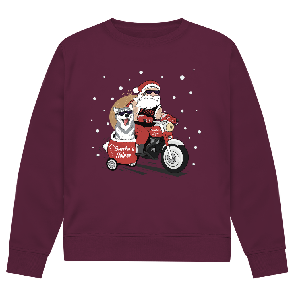 Biker Santa - Bio-Sweatshirt für Herren
