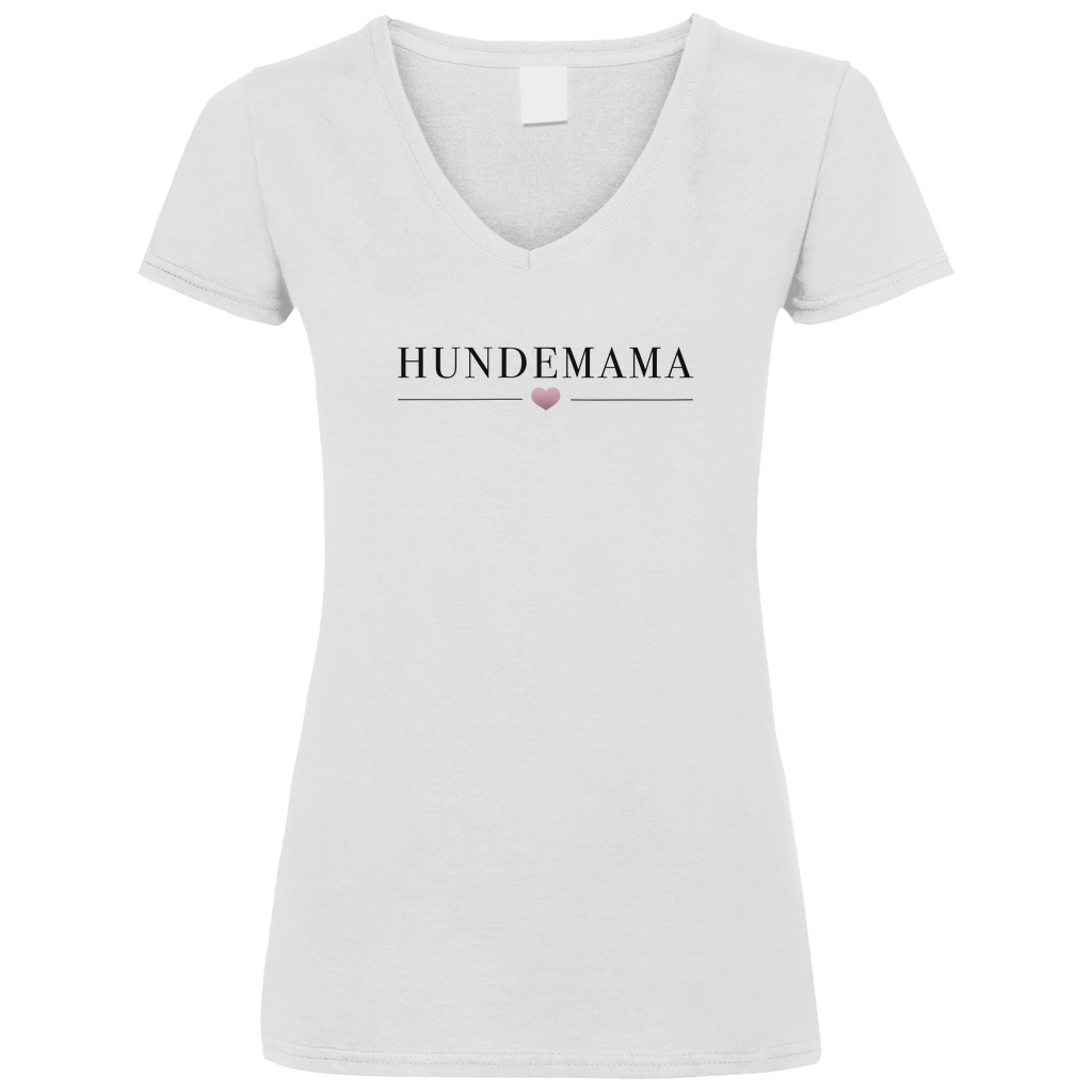 Hundemama - V-Shirt für Damen