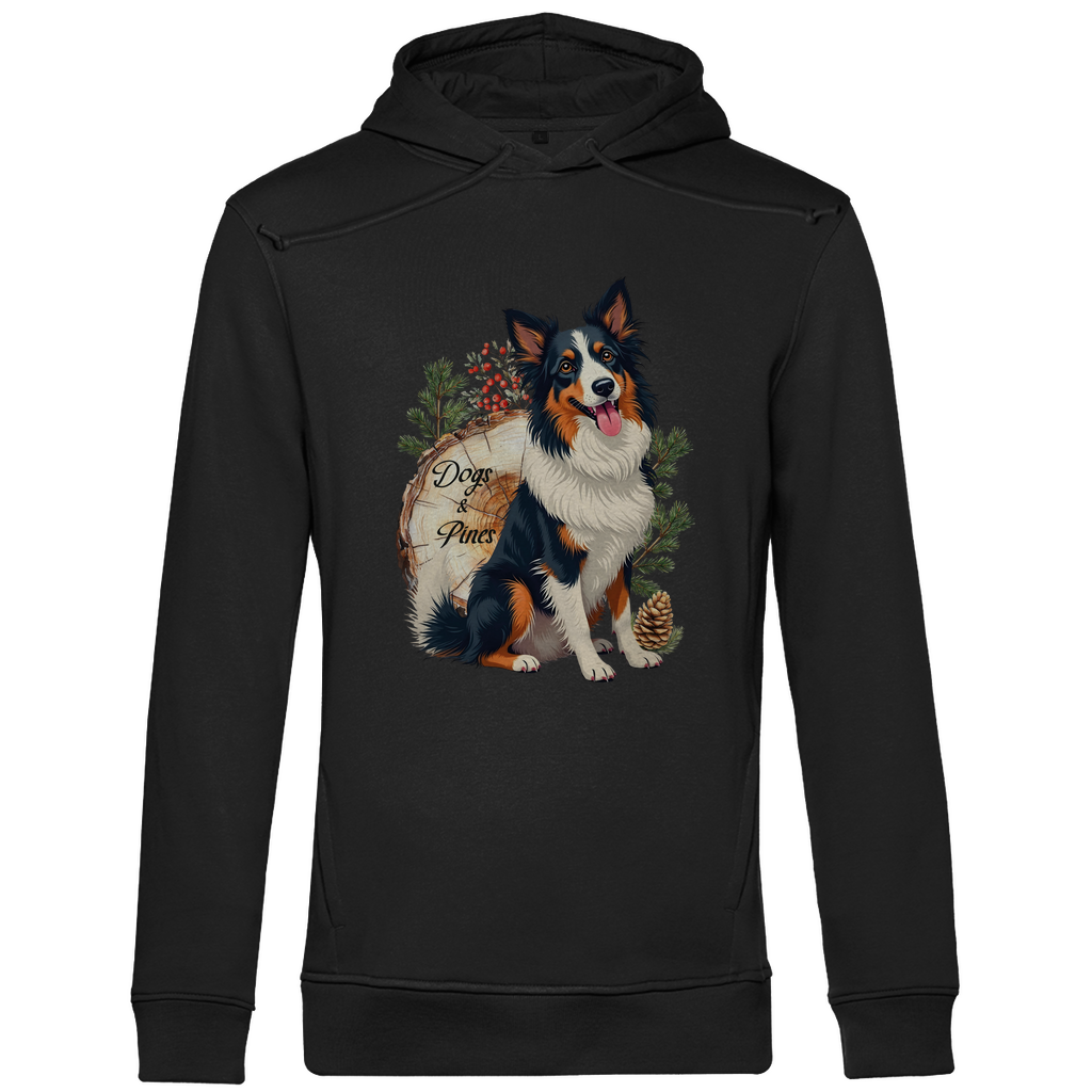 Dogs & Pines - Bio-Hoodie für Herren-Weihnachten