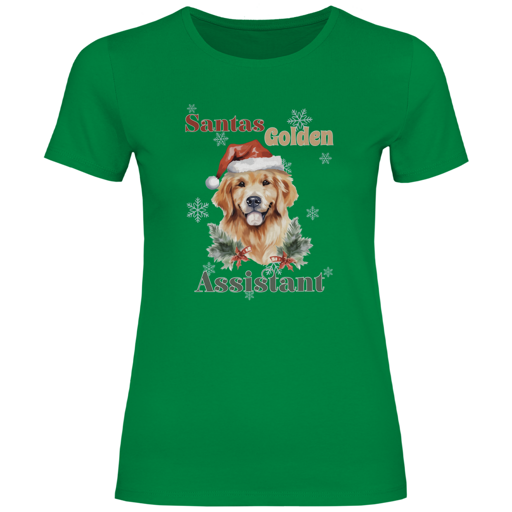 Golden Assistant - T-Shirt für Damen-Weihnachten