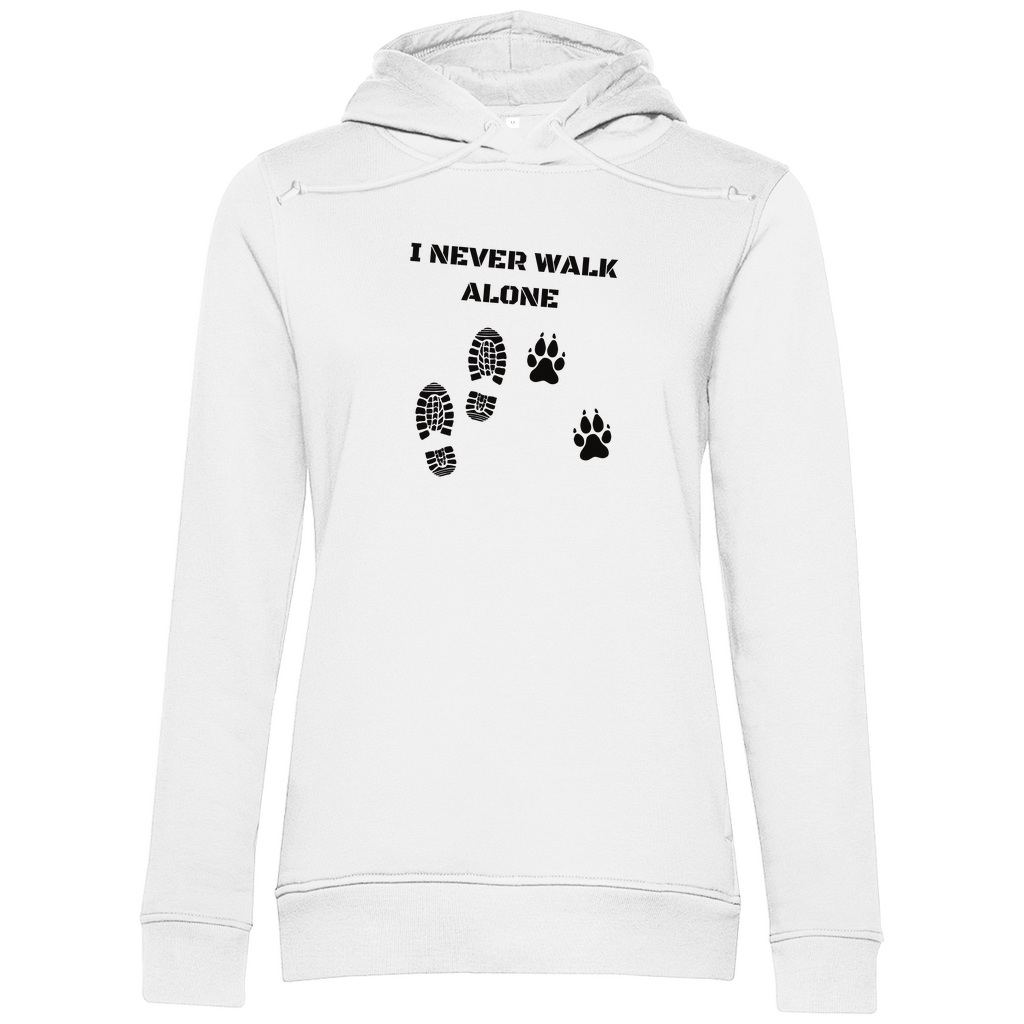 I Never Walk Alone - Bio-Hoodie für Damen