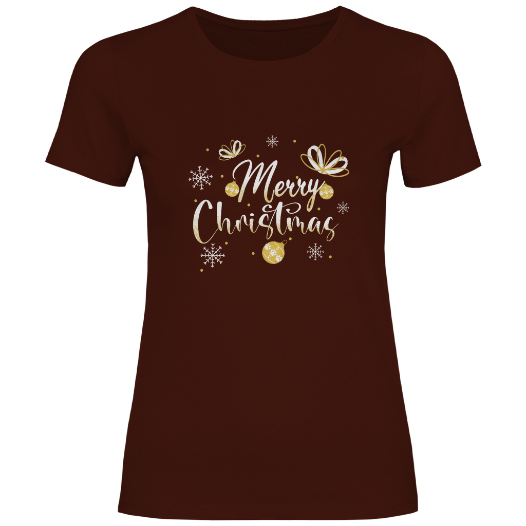 Merry Christmas - T-Shirt für Damen-Weihnachten