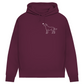 Labrador mit Herz - Bio-Hoodie für Damen