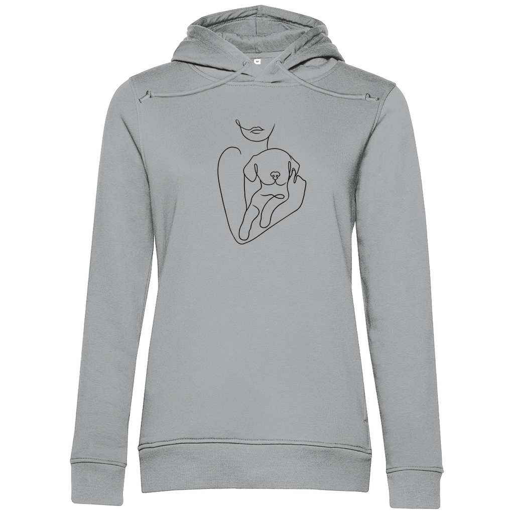 Welpenliebe - Bio-Hoodie für Damen