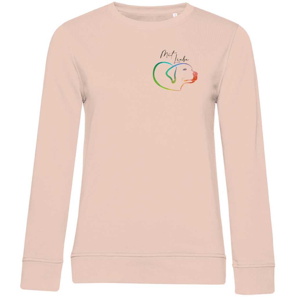 Mit Liebe - Bio-Sweatshirt für Damen