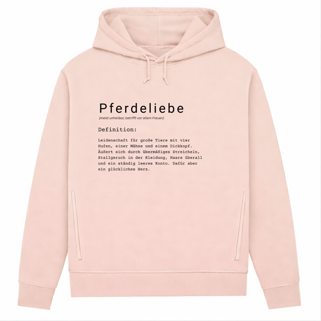 Pferdeliebe - Hoodie aus Bio-Baumwolle für Damen