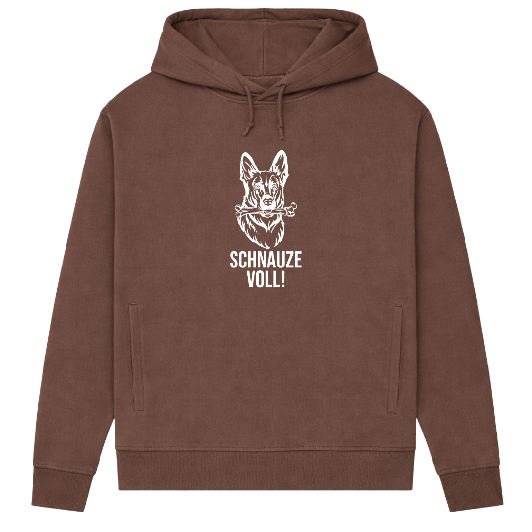 Schnauze Voll– Hoodie aus Bio-Baumwolle für Damen